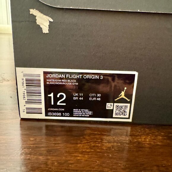 NIKE JORDAN Flight Origin 3 'Bulls' / New In Box - Picture 14 of 15